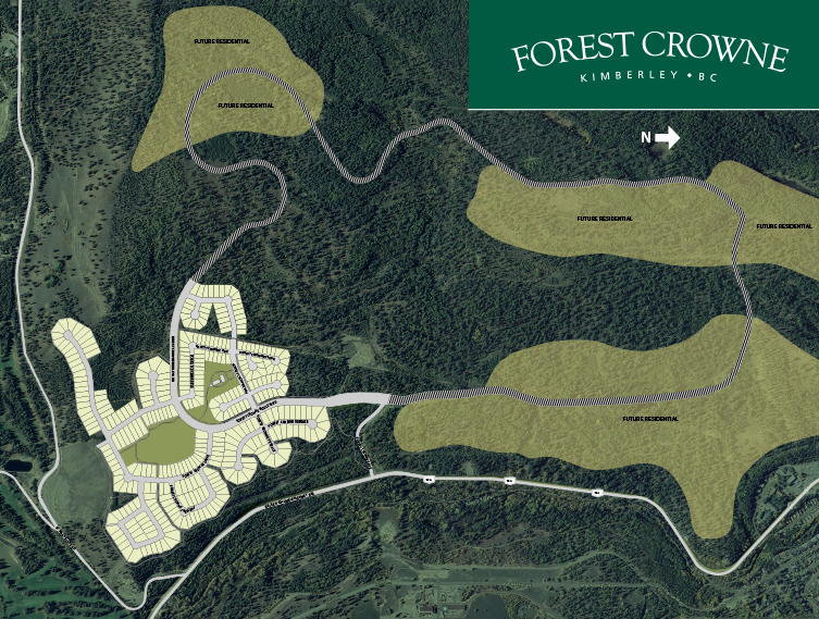Forest Crowne Community Map